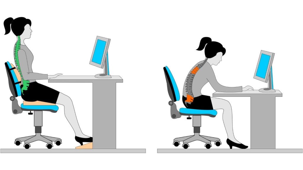 Hướng dẫn tư thế ngồi đúng để tránh đau lưng, thoái hóa cột sống