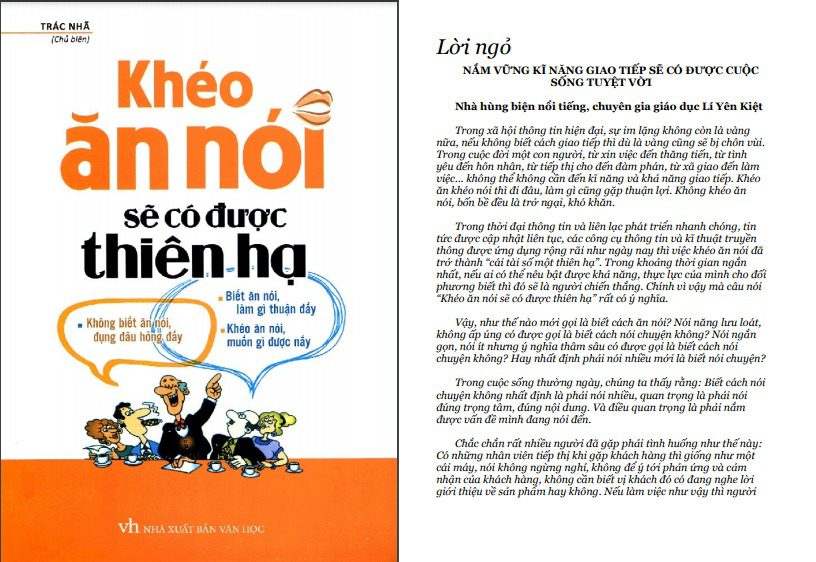 Khéo Ăn Nói Sẽ Có Được Thiên Hạ